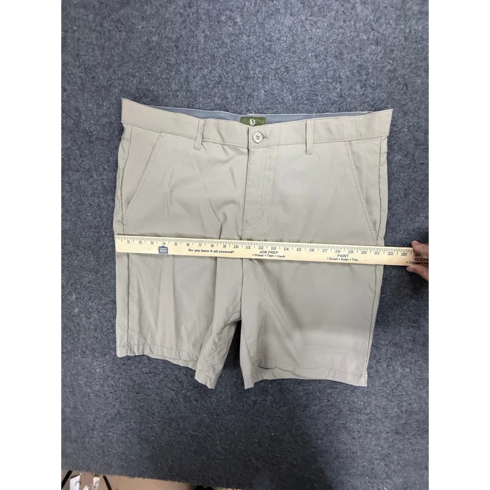 Rorie Whelan Eddie Bauer Golf Mens 36 Khaki Straight Fit‎ Shorts Outdoor Casual
